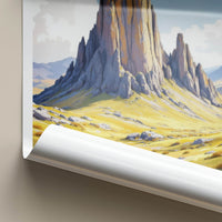 Isle Of Skye Poster - Scotland Travel Art - Tall Basalt Columns Home Decor