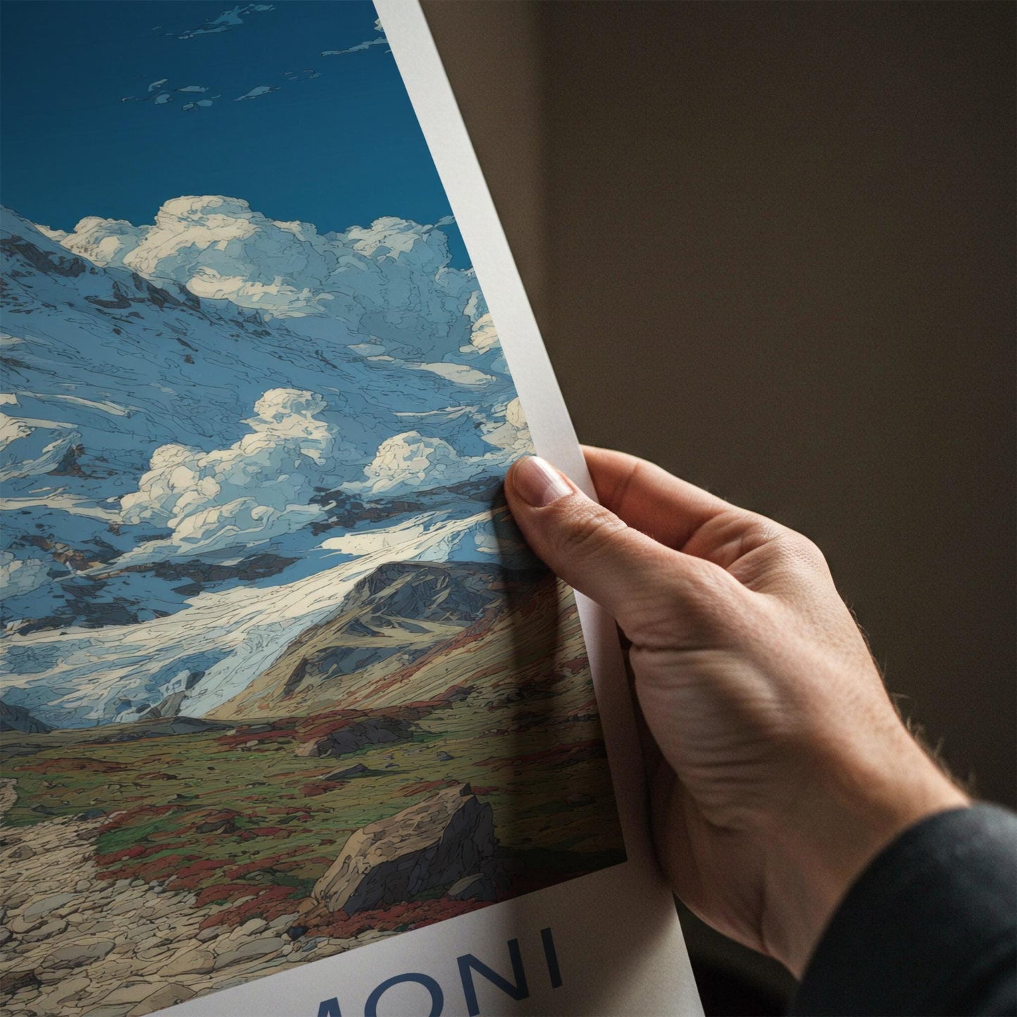 Ismoil Somoni Poster - Tajikistan Wall Art - Rugged Mountain Path Gift