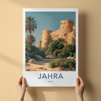 Jahra Poster - Kuwait Framed Print - Sandstone Fort Palms Lounge Decor