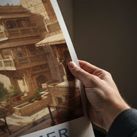 Jaisalmer Poster - India Travel Art - Rajasthan Ancient City View Home Decor