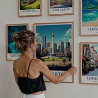 Jakarta Poster - Indonesia Art Print - Monument City Sky Gift