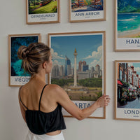 Jakarta Poster - Indonesia Travel Art - National Monument Skyline Home Decor