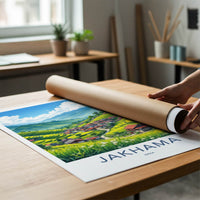 Jakhama Poster - India Art Print - Nagaland Terraced Rice Fields Gallery Art