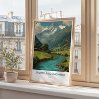 Jammu And Kashmir Poster - India Travel Art - Jammu And Kashmir Wall Decor