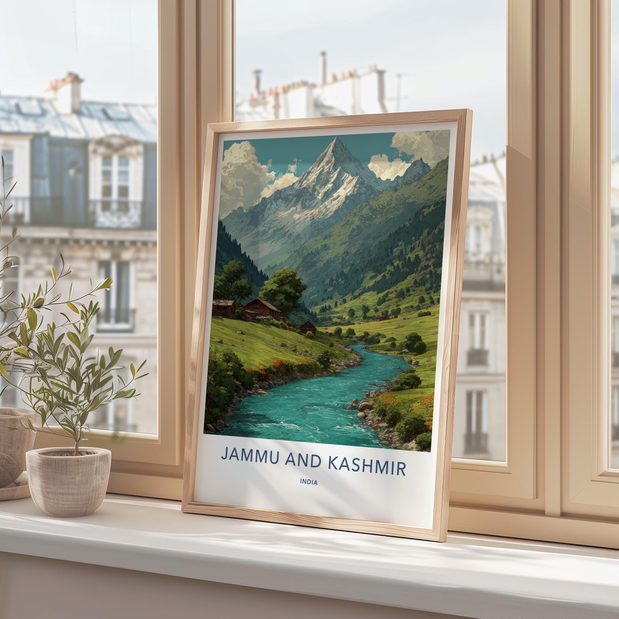 Jammu And Kashmir Poster - India Travel Art - Jammu And Kashmir Wall Decor