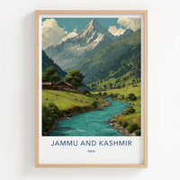 Jammu And Kashmir Poster - India Travel Art - Jammu And Kashmir Wall Decor