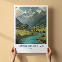 Jammu And Kashmir Poster - India Travel Art - Jammu And Kashmir Wall Decor