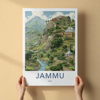 Jammu Poster - India Framed Print - Jammu And Kashmir Framed Decor