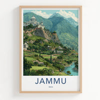 Jammu Poster - India Jammu Kashmir Mountain Palace Gallery Art