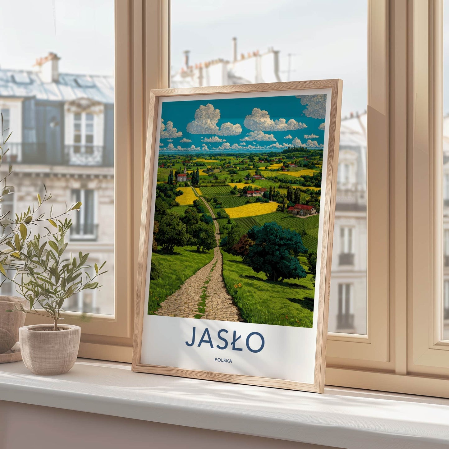 Jas��o Poster - Poland Art Print - Rolling Green Hills Gallery Art