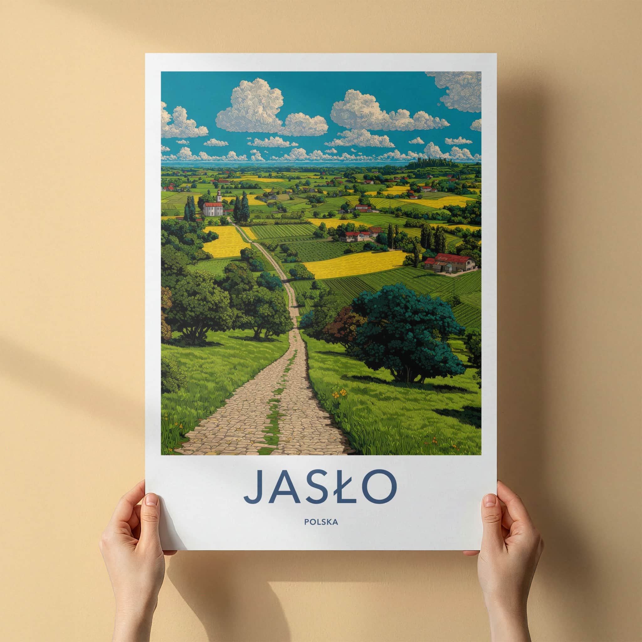 Jas��o Poster - Poland Art Print - Rolling Green Hills Gallery Art