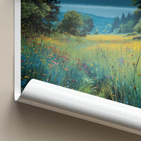 Jaslo Poster - Poland Framed Art - Meadow Field Forest Gallery Art