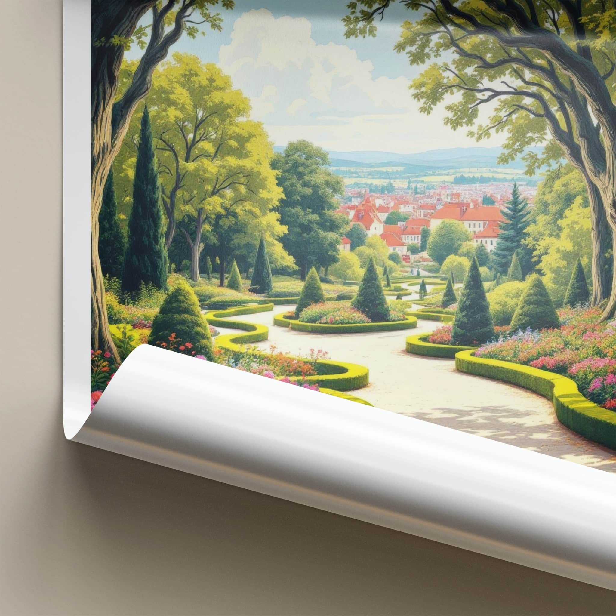 Jaslo Poster - Poland Framed Print - Historic European Town View Framed Decor