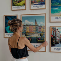 Jaslo Poster - Poland Travel Art - Picturesque City Square Home Decor