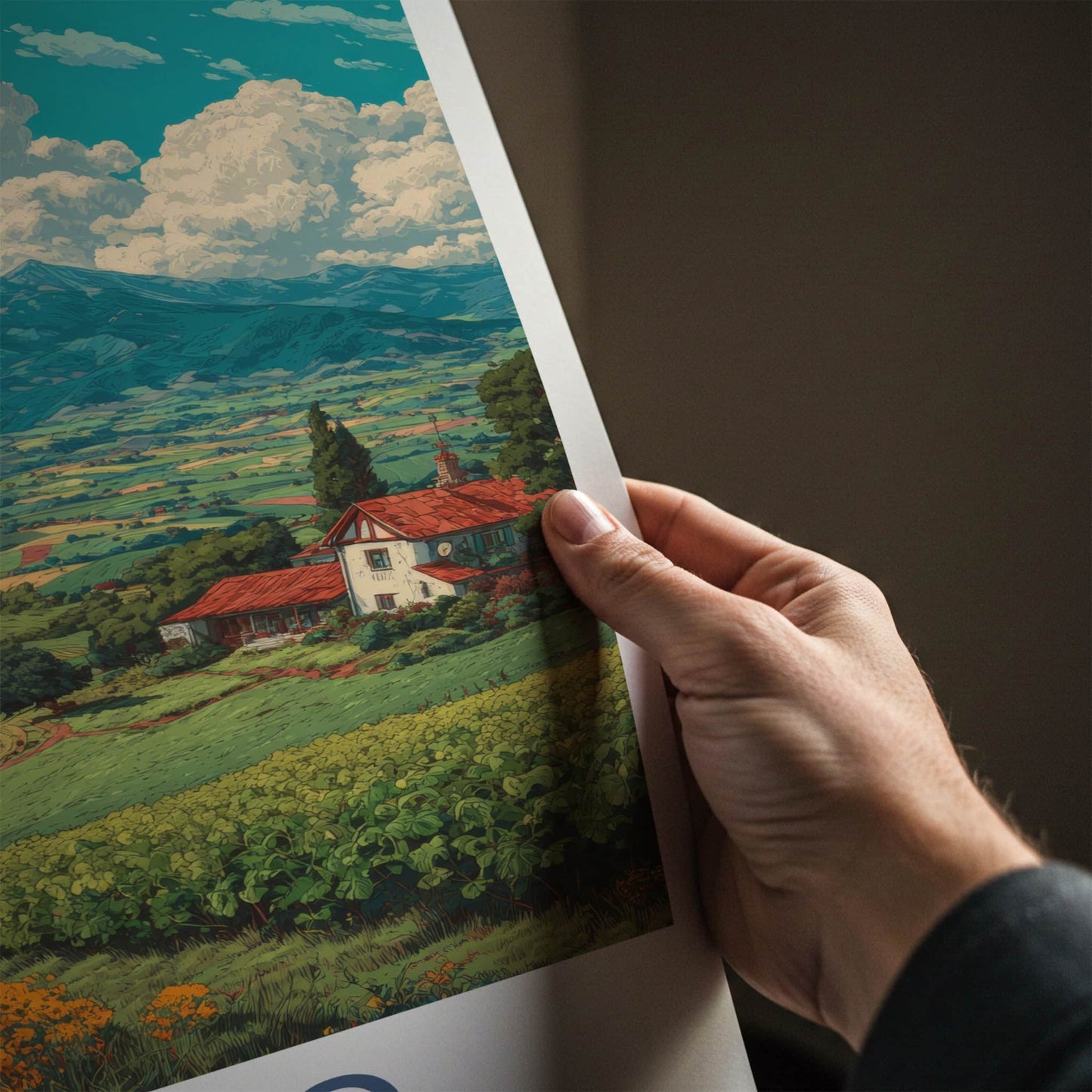 Jaslo Poster - Poland Travel Art - Vibrant Green Landscape Home Decor