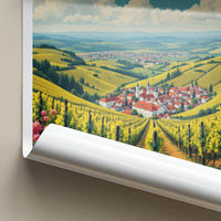 Jaslo Poster - Poland Travel Art - Vineyard Valley Village Home Decor