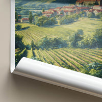 Jaslo Poster - Poland Wall Art - Scenic Village Vineyards Home Decor