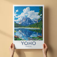 Jasper National Park Poster - Scenic Mountain Landscape Print
