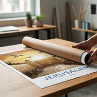 Jerusalem Wall Art - Historic Jerusalem Art with Western Wall Print