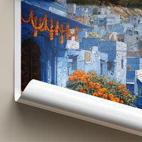 Jodhpur Poster - India Travel Art - Rajasthan Blue City Fort Home Decor