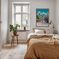 Johannesburg Poster - South Africa Wall Art - Vibrant City Street Gift