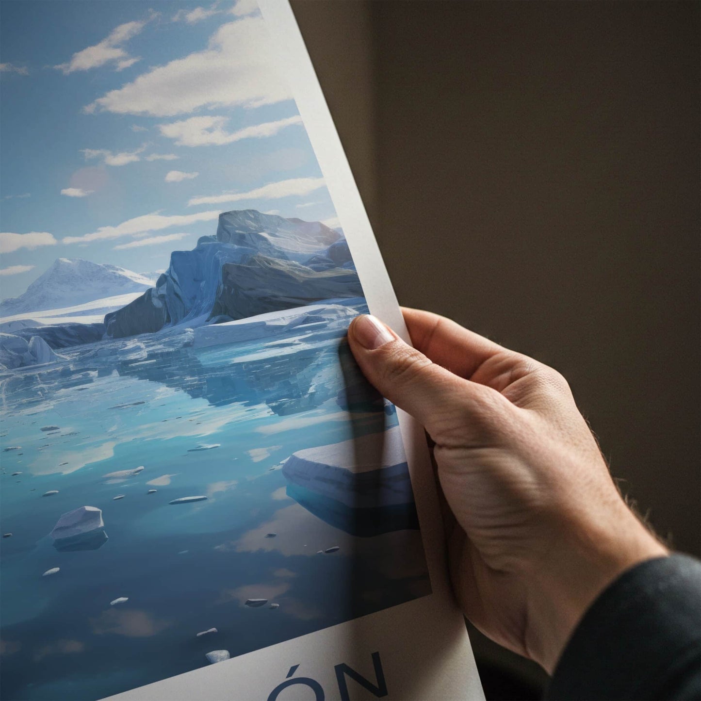 Jokulsarlon Poster - Iceland Wall Art - Floating Ice Lagoon Home Decor