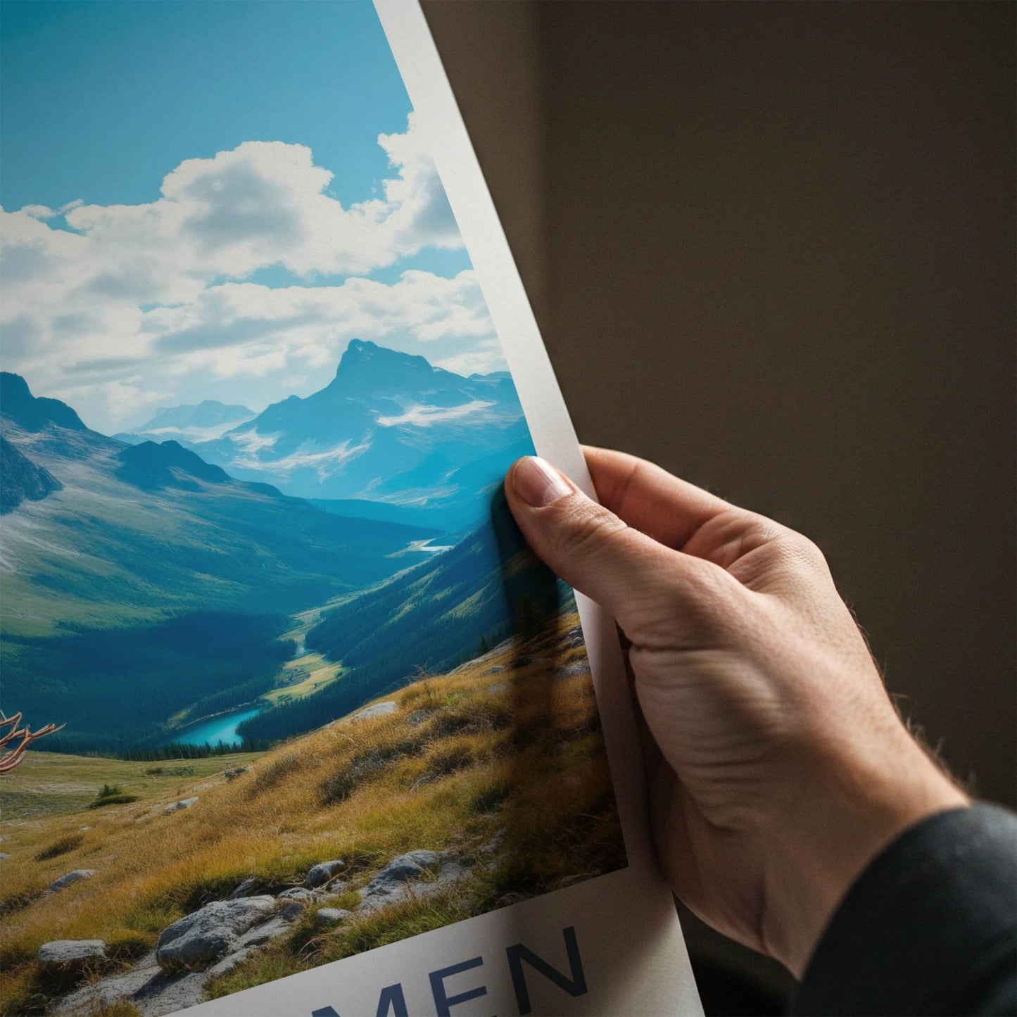 Jotunheimen National Park Poster - Norway Art Print - Wild Reindeer Vista Gift