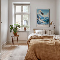 Jotunheimen National Park Poster - Norway Fine Art - Mountain Eagles Fly Gift