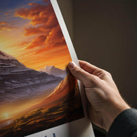Kailash Poster - Himalaya Wall Art With Shiva Meditation And Snow