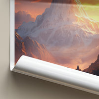 Kailash Poster - India Travel Art - Uttarakhand Sacred Summit Home Decor