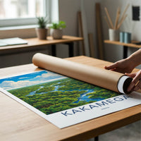 Kakamega Poster - Kenya Travel Art - Winding Forest River Home Decor