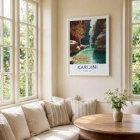 Karijini National Park Poster - Australia Fine Art - Turquoise Water Gorge Gift