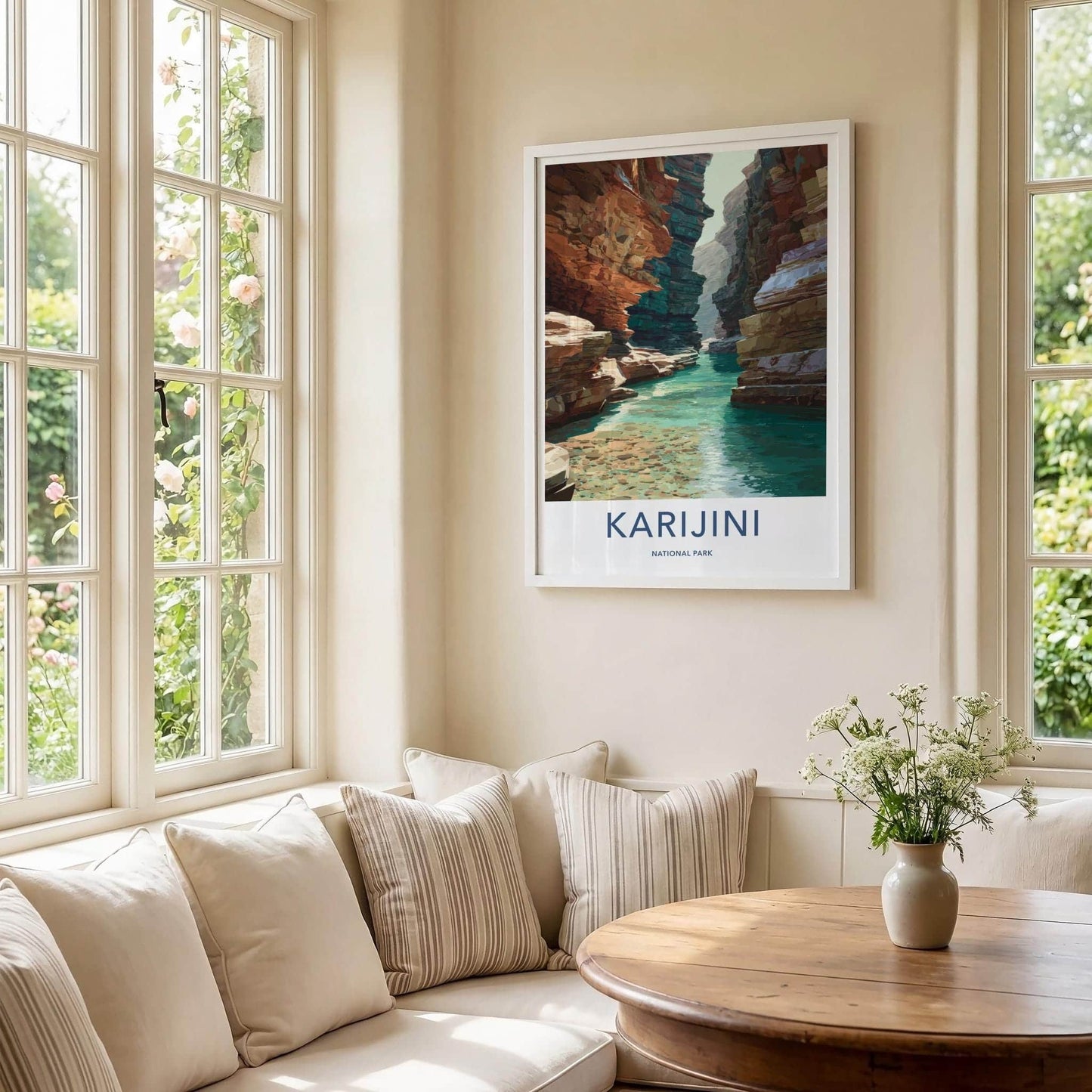 Karijini National Park Poster - Australia Fine Art - Turquoise Water Gorge Gift