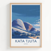 Kata Tjuta Poster - Australia Wall Art - Desert Rock Formations Home Decor
