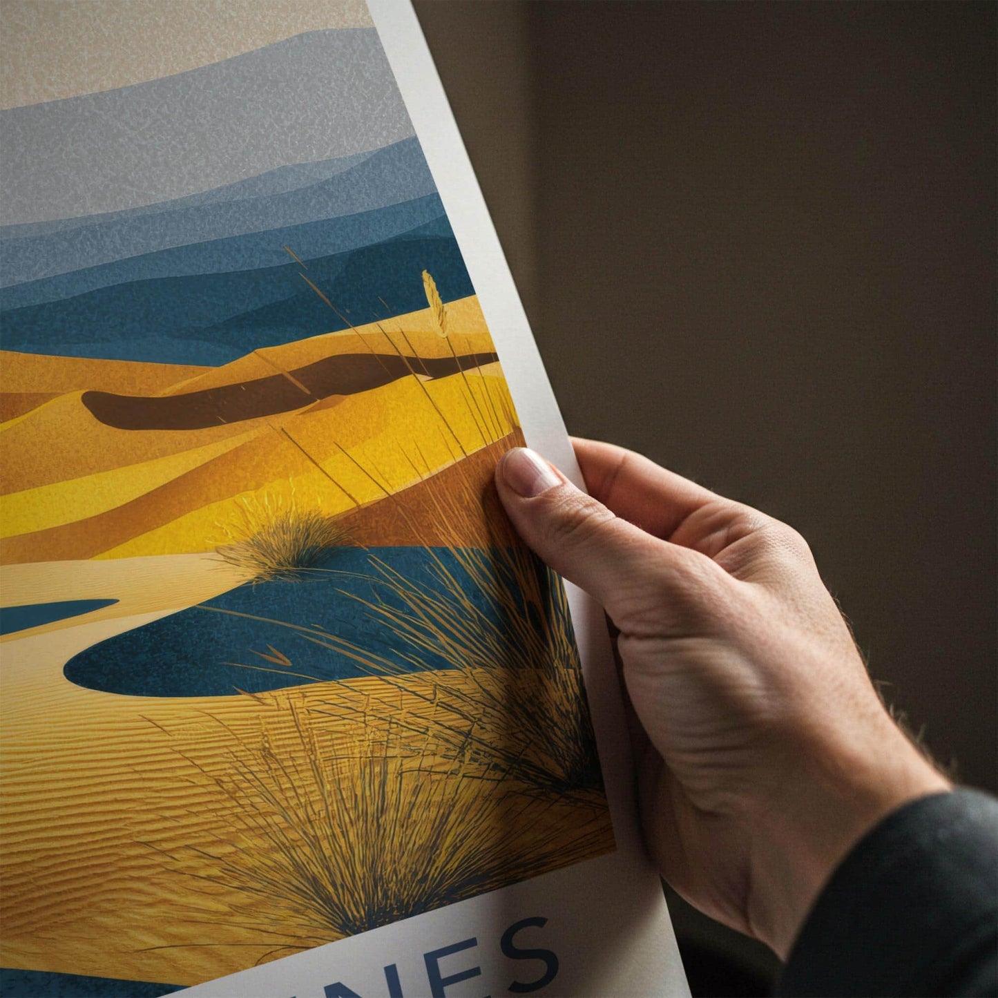 Kelso Dunes Poster - California Wall Art - Golden Sand Dunes Home Decor