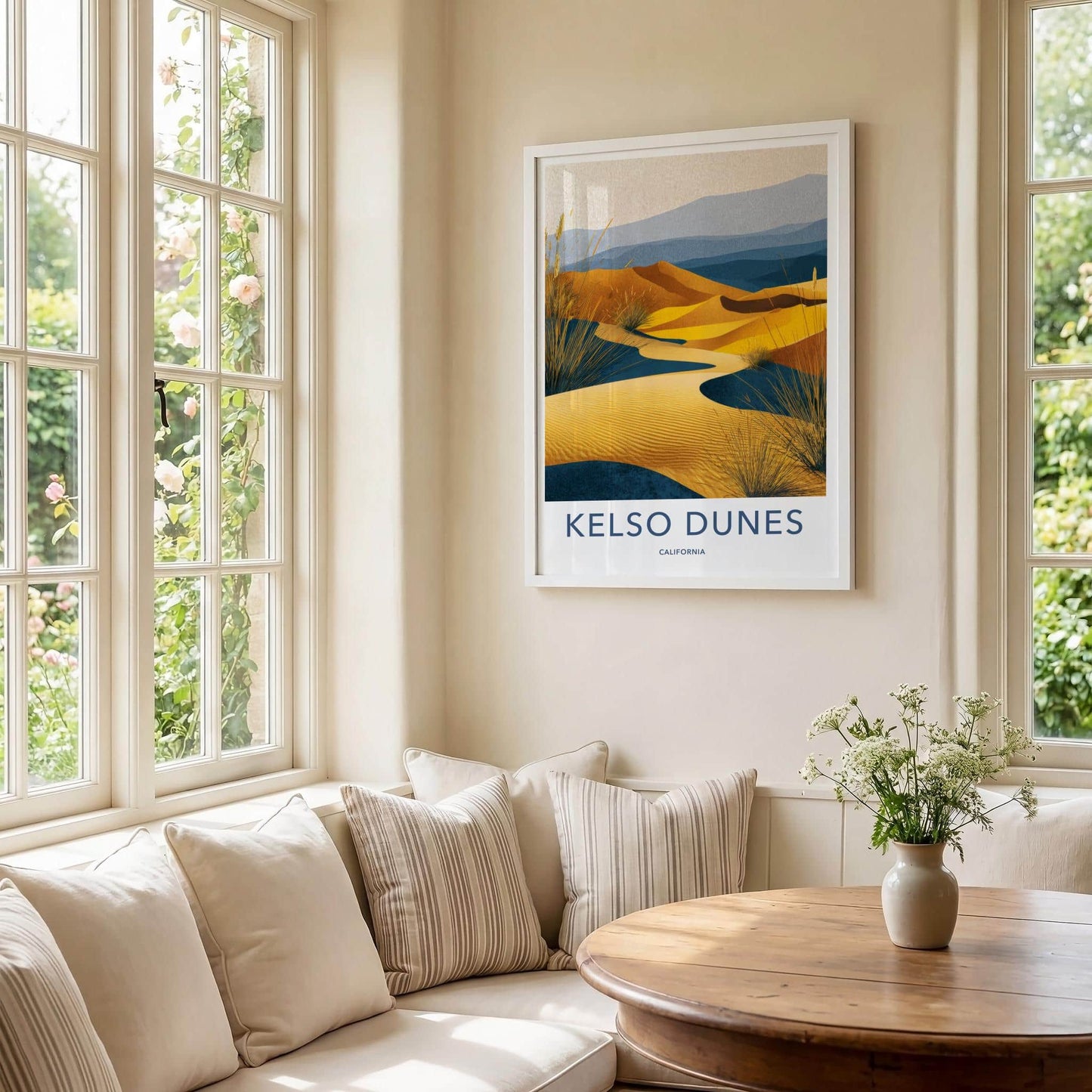 Kelso Dunes Poster - California Wall Art - Golden Sand Dunes Home Decor