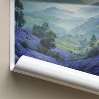 Kerala Poster - India Travel Art - Kerala Lavender Hills Home Decor