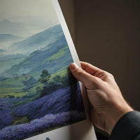 Kerala Poster - India Travel Art - Kerala Lavender Hills Home Decor