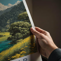 Khajjiar Poster - India Art Print - Himachal Pradesh Lake Meadow Gift