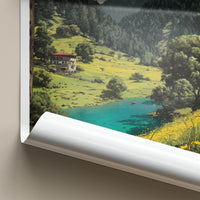 Khajjiar Poster - India Art Print - Himachal Pradesh Lake Meadow Gift