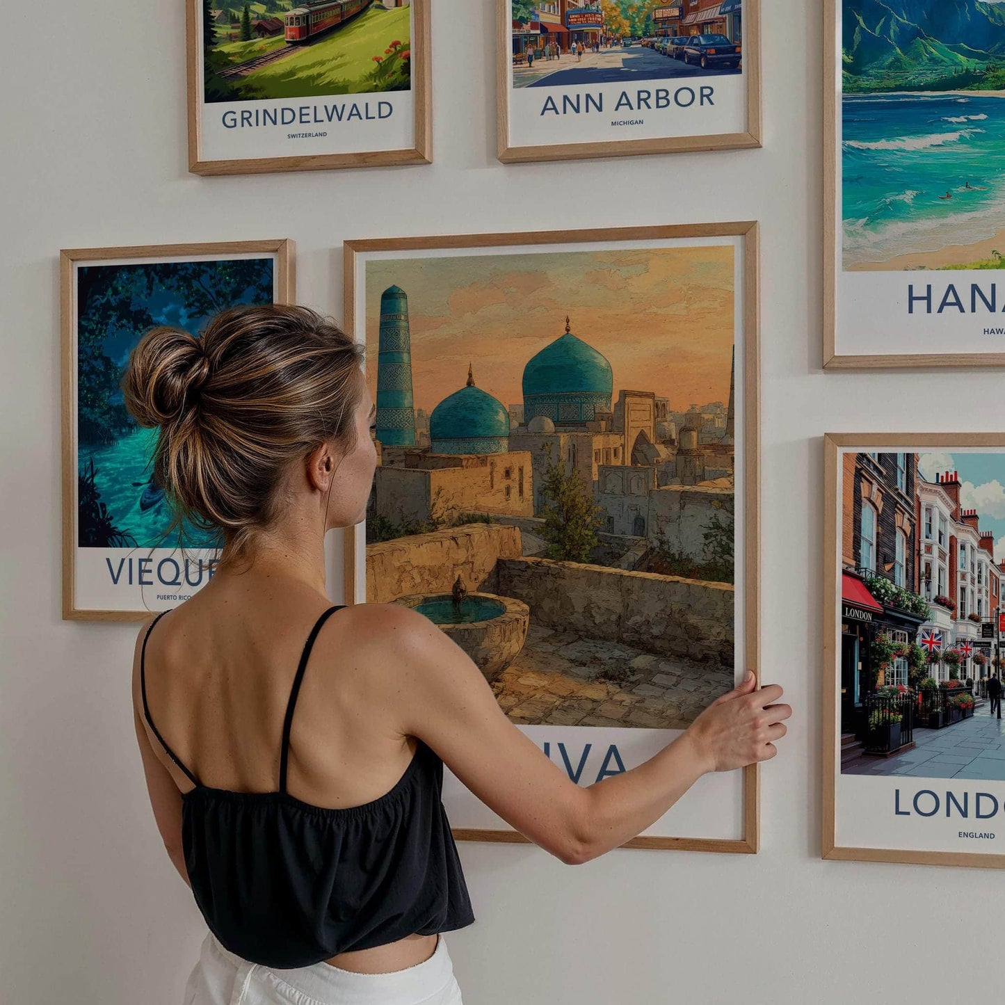 Khiva Poster - Uzbekistan Wall Art - Ancient City Domes Home Decor