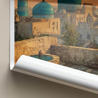 Khiva Poster - Uzbekistan Wall Art - Ancient City Domes Home Decor