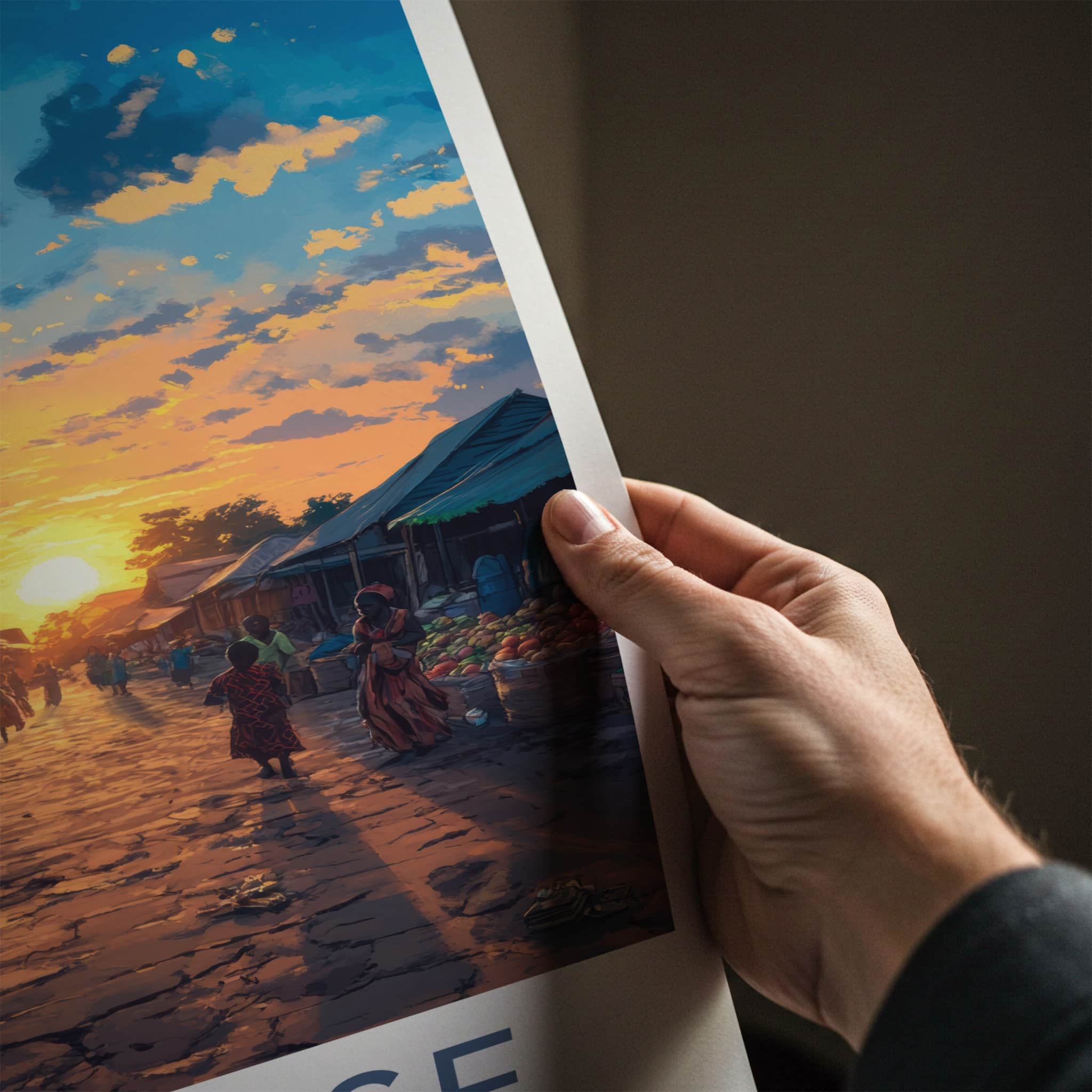 Kimpese Poster - Democratic Republic of the Congo Fine Art - Bright Sky Market Gift