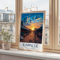 Kimpese Poster - Democratic Republic of the Congo Fine Art - Bright Sky Market Gift