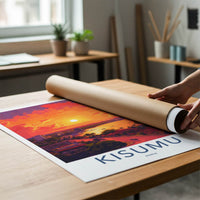 Kisumu Poster - Kenya Wall Art - Lakeside City Sunset Home Decor