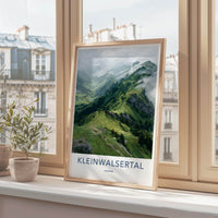 Kleinwalsertal Poster - Austria Travel Art - Green Mountain Paths Home Decor