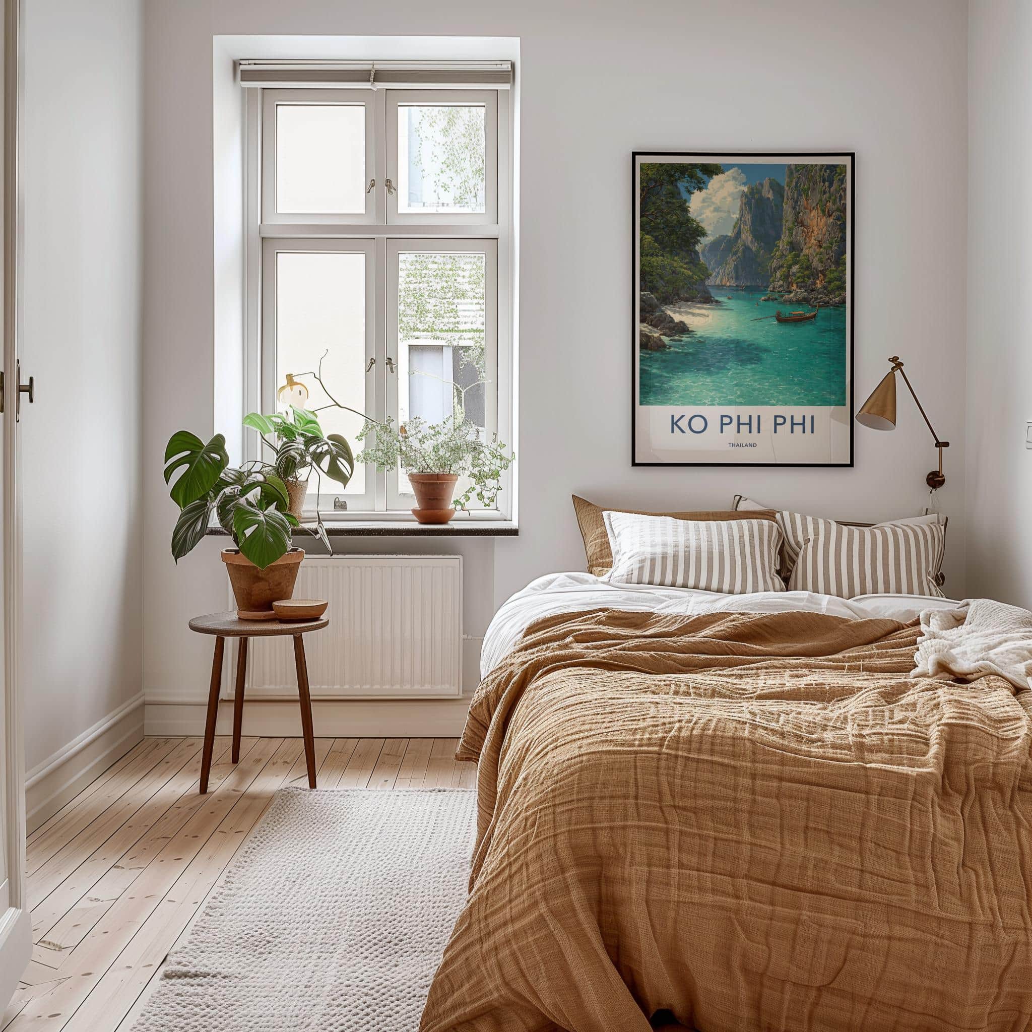 Ko Phi Phi Poster - Thailand Travel Art - Tropical Island Vista Home Decor
