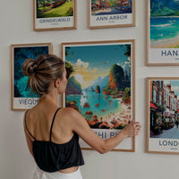 KOH PHI PHI Poster - Thailand Travel Art - Vibrant Island Resort Home Decor