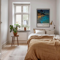 Koh Rong Sanloem Poster - Cambodia Fine Art - Illuminated Coastal Huts Gift