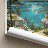 Koli National Park Poster - Finland Travel Art - Clifftop Lake View Home Decor
